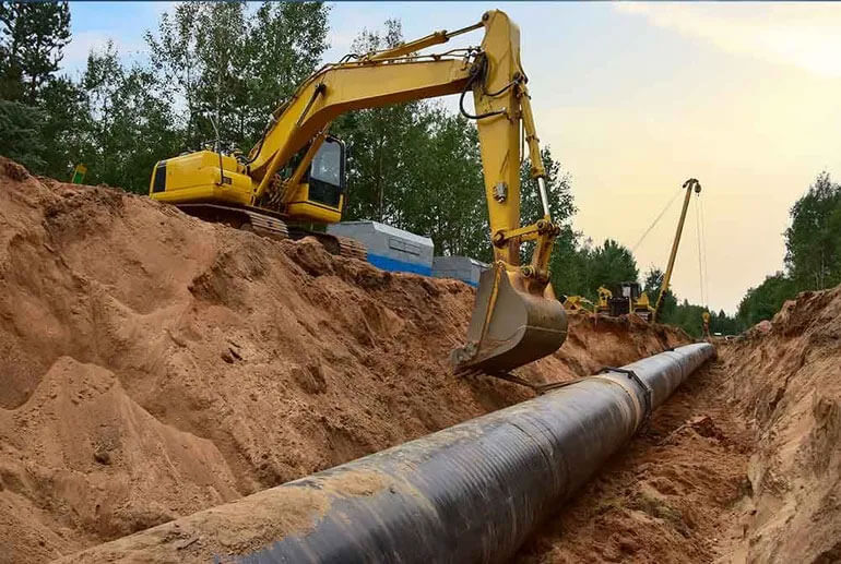 Kanalbau in Hohenwestedt