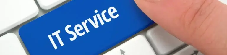 EDV-Dienstleistungen Schleswig-Holstein | Tastatur mit "IT Service"-Taste