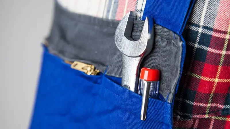 Schraubenschlüssel vom Hausmeister