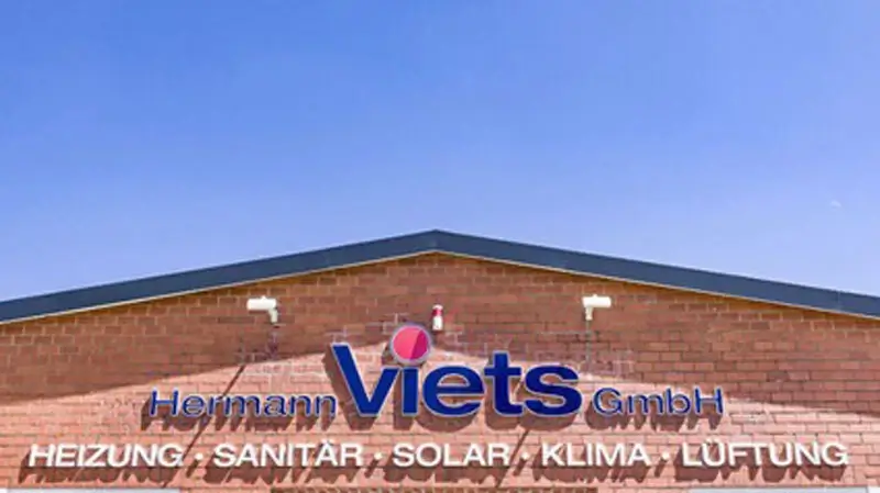 Gebäude KlimaKontor Viets & Co. GmbH Heizungsmodernisierung in Scheeßel und Rotenburg | Dachgiebel Viets