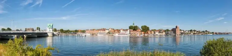 Stadtverwaltung Kappeln | Blick auf Kappeln an der Schlei