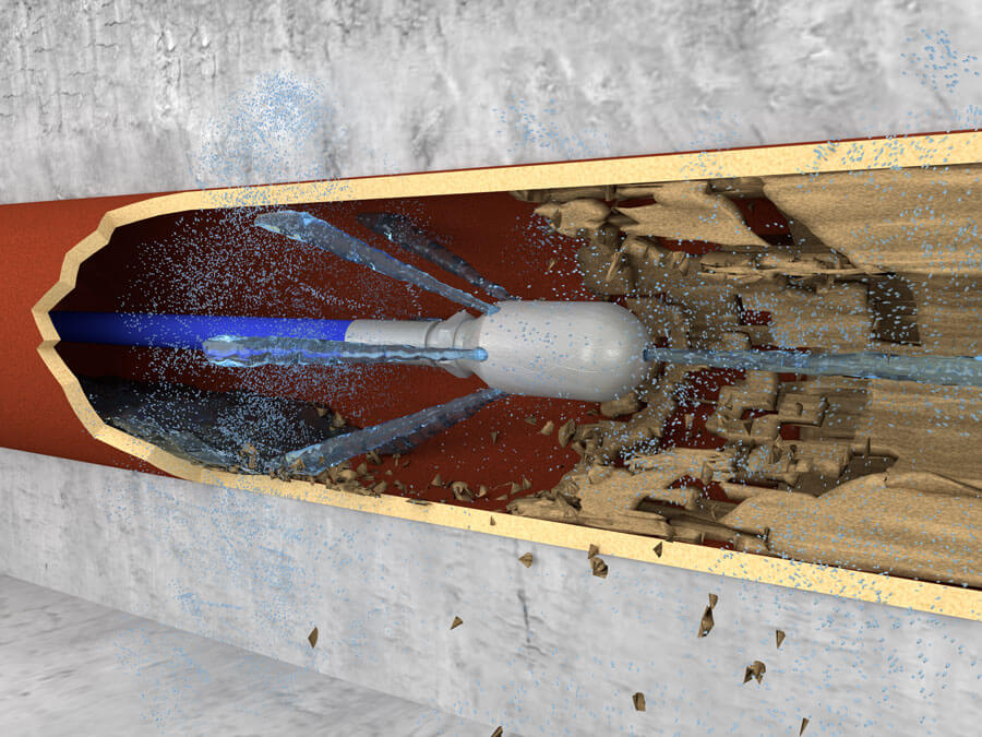 Abflussverstopfung in Schwerin