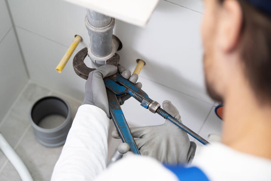 Abflussverstopfung in Schwerin