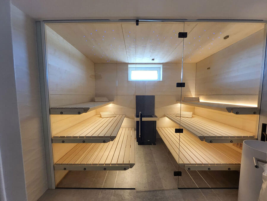 Saunabau in Arnsdorf