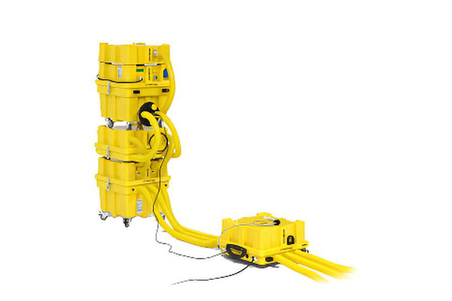 Wasserschaden im Haus in Garbsen - was ist zu tun | Dammschichttrocknungsanlage von ALPHA Trocknungstechnik