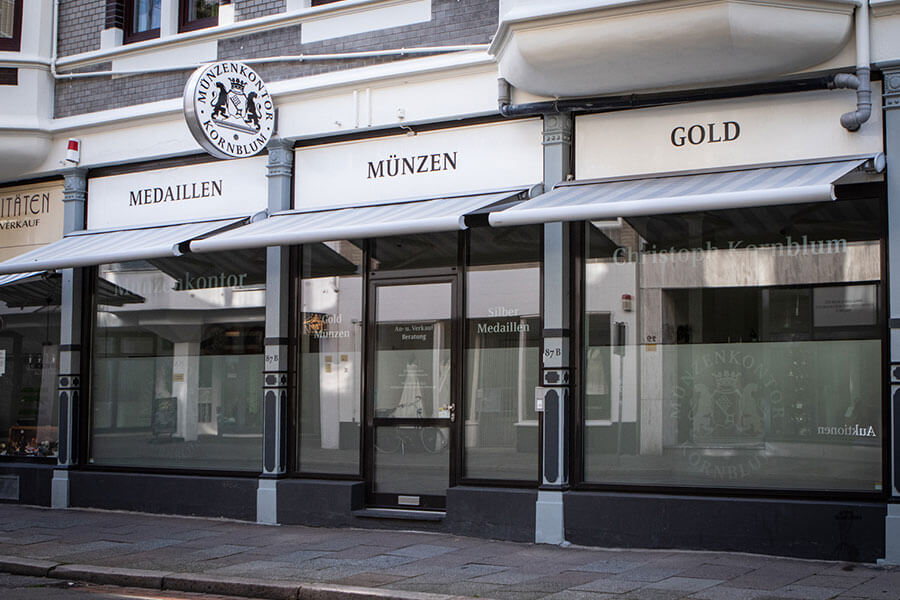 Gold verkaufen in Bremen– so erkennen Sie seriöse Ankäufer in Ihrer Stadt | Schätzung und Ankauf Ihrer Goldstücke im Laden des Münzenkontors Kornblum