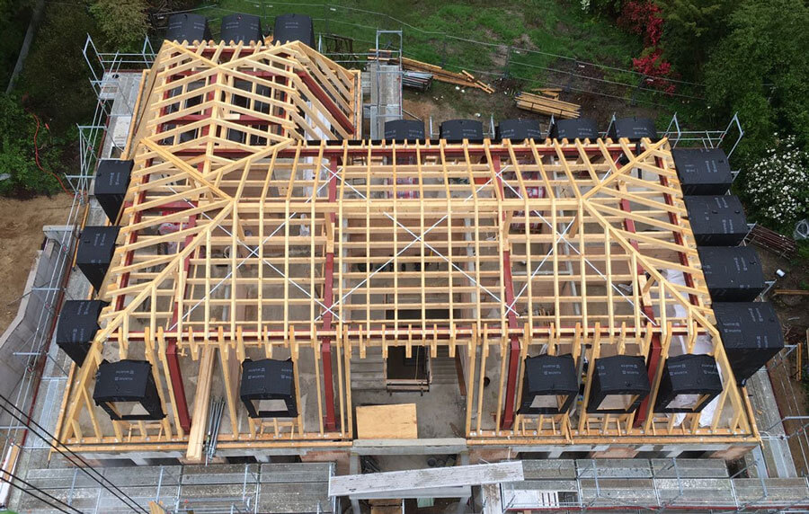 Zimmerei Buxtehude | Dachkonstruktion durch die Peters Zimmerei GmbH & Co. KG