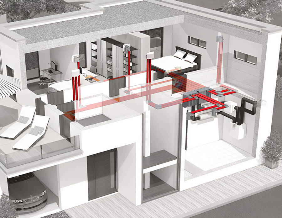 Wärmepumpen Schellerten | Moderne Haustechnik im Überblick: Wärmepumpe, Lüftung und Heizsystem arbeiten effizient zusammen