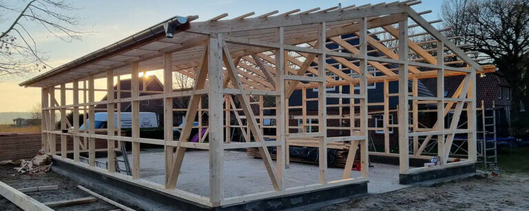 Zimmerei Visselhövede | Holzhaus im Rohbau