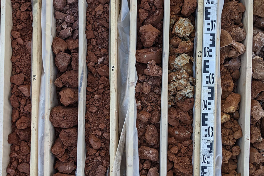 Baugrunduntersuchung Göttingen | Bohrkerne zeigen den Schichtaufbau – Grundlage für jedes Gutachten der Erdbaulabor Göttingen GmbH