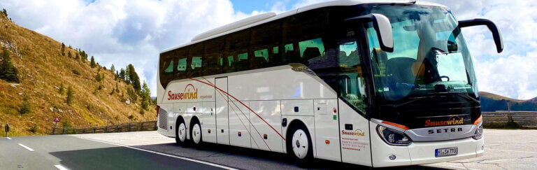 Bus der Sausewind Reisen GmbH