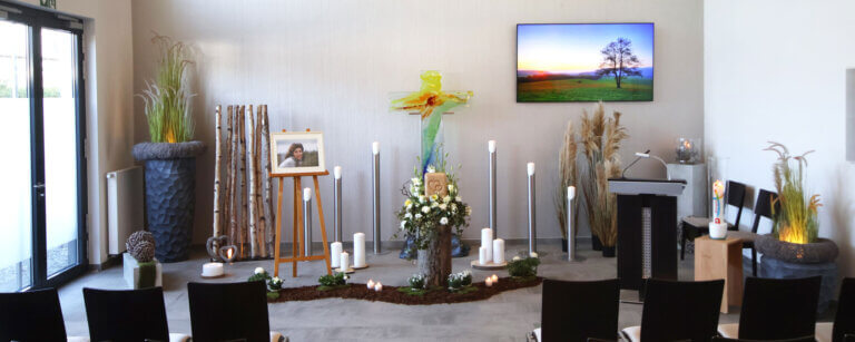 Lokale Empfehlung Bestattungsvorsorge Georgsmarienhütte | Kapelle des Bestattungshauses Dierker