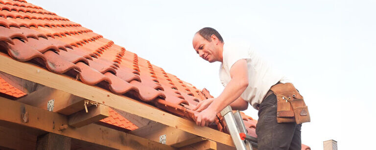 Landwirtschaftliches Bauen Rotenburg | Fachgerechte Bedachung: Die Verlegung von Dachziegeln optimiert die Witterungsbeständigkeit landwirtschaftlicher Gebäude