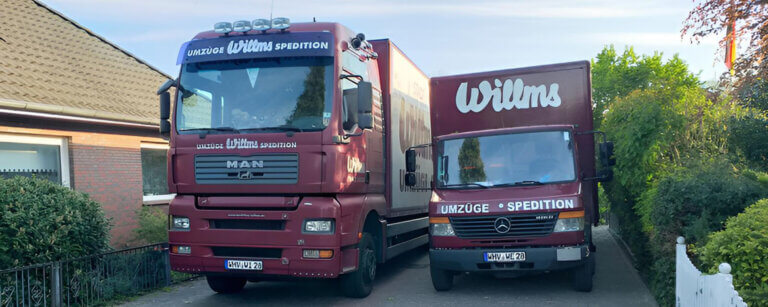 Umzüge in Wilhelmshaven | Die Spedition Willms bietet zuverlässige Fahrzeugflotten für Umzüge in Wilhelmshaven und der Jade-Weser-Region