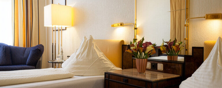 Hotel Oberhausen | Behagliche Zimmer im Hotel Haus Union laden nach einem Eventabend in Oberhausen zum Entspannen ein