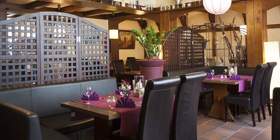 Hotel Oberhausen | Das Restaurant im Hotel Haus Union bietet eine angenehme Atmosphäre für Frühstück und Abendessen