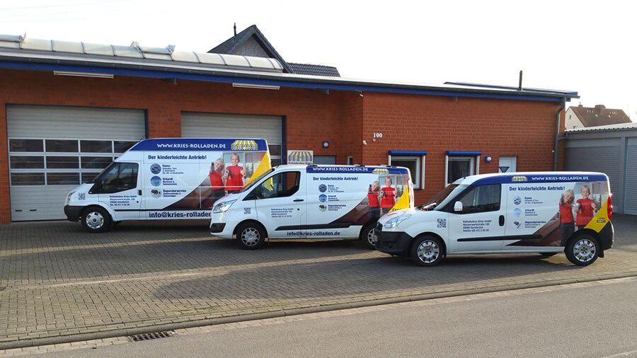 Rollladenbau Osnabrück | Mit dem eigenen Fuhrpark ist das Team direkt bei Dir vor Ort – schnelle Reaktionszeiten bei Montage, Reparatur und Service gehören zum Selbstverständnis eines regionalen Meisterbetriebs