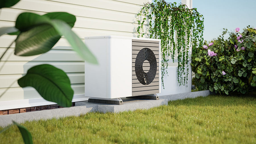 Energieberatung Göppingen | Moderne Wärmepumpen nutzen die Umgebungsluft als Energiequelle und senken so langfristig Heizkosten sowie CO₂-Emissionen im Eigenheim