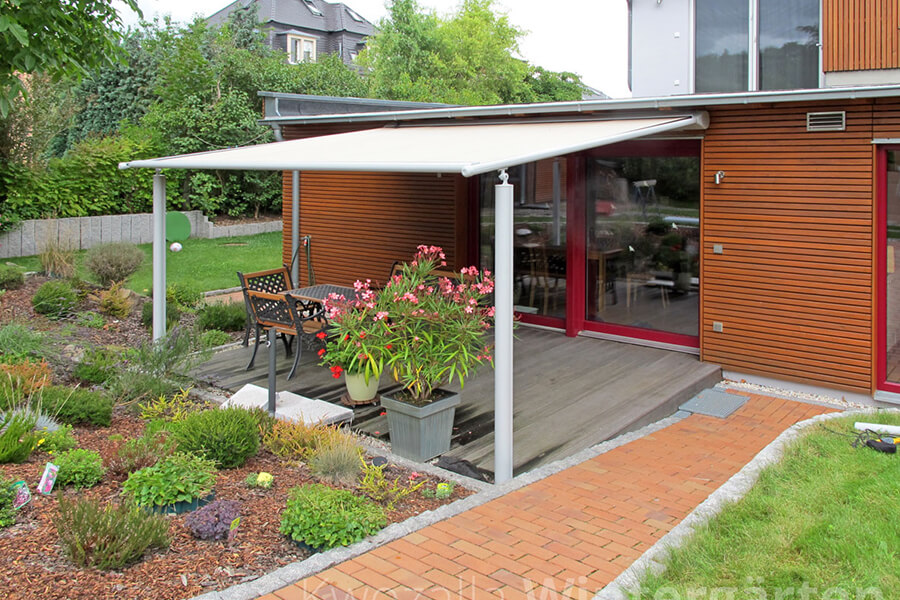 Textiles Terrassendach in Dresden – die moderne Alternative zur klassischen Markise | KWOZALLA Wintergarten