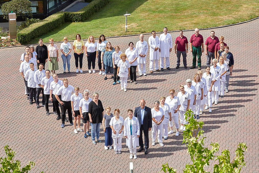 Das Team der Knappschafts-Klinik Bad Driburg