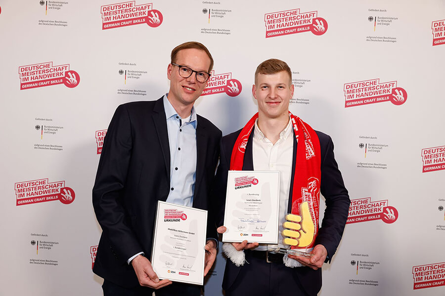 Bundessieger bei der Deutschen Meisterschaft 2025 Formenbau | Modellbau Willermann GmbH Emsdetten