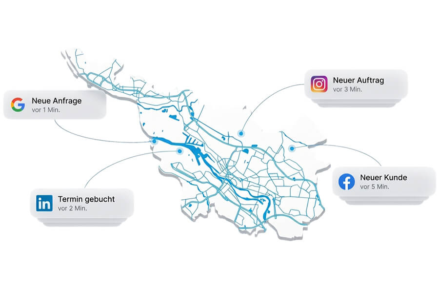 Online Marketing Agentur Bremen | Lead map PAETSCH Media