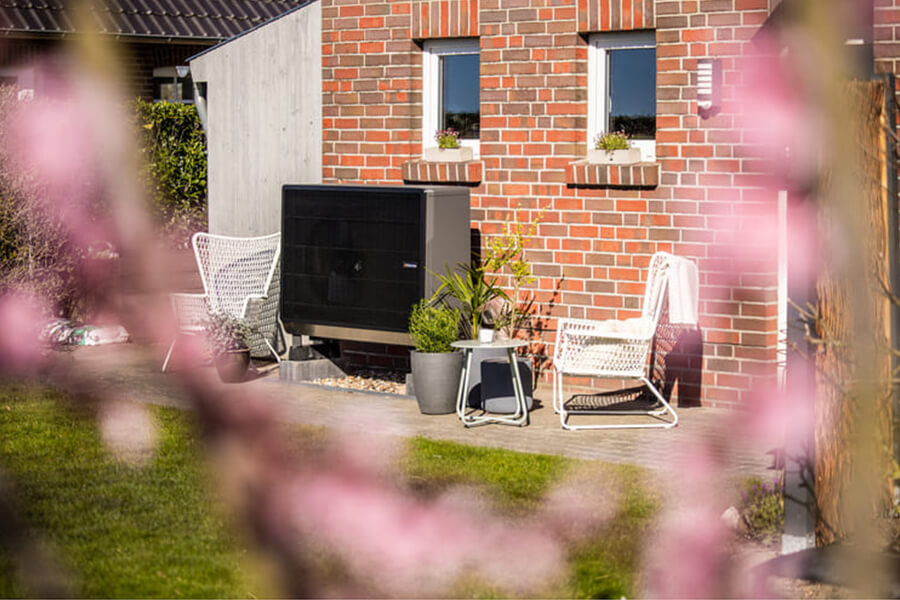 Wärmepumpe am Haus | Stadtwerke Nienburg / Weser GmbH